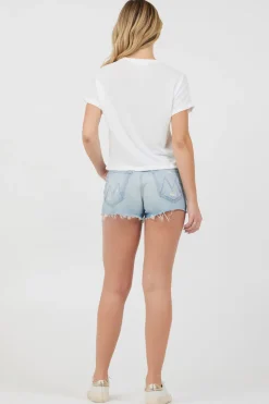 Store La Dolce Vita White Destination Printed Tee All Tops