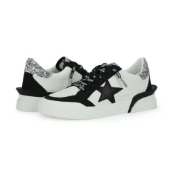 Cheap LASER 3- BLACK SILVER MULTI Low Tops