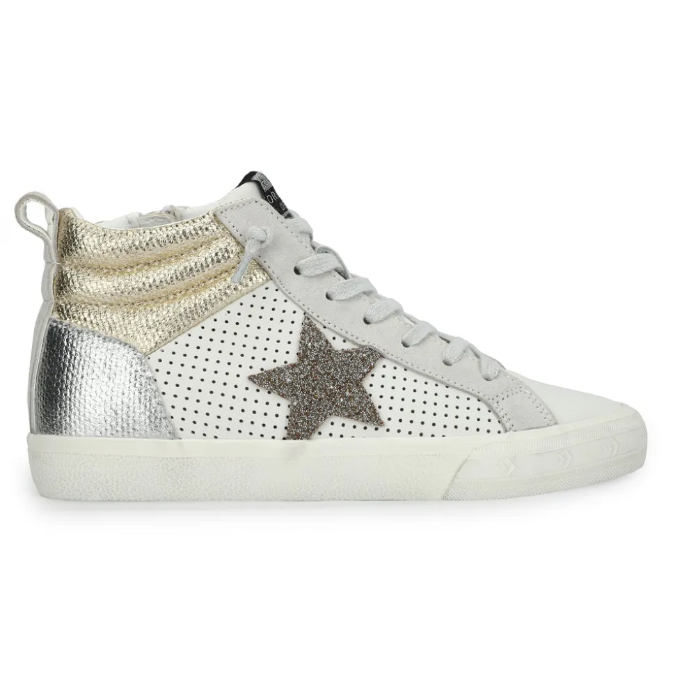 Outlet LESTER 19 - GOLD/SILVER/MIXED GLITTER High Tops