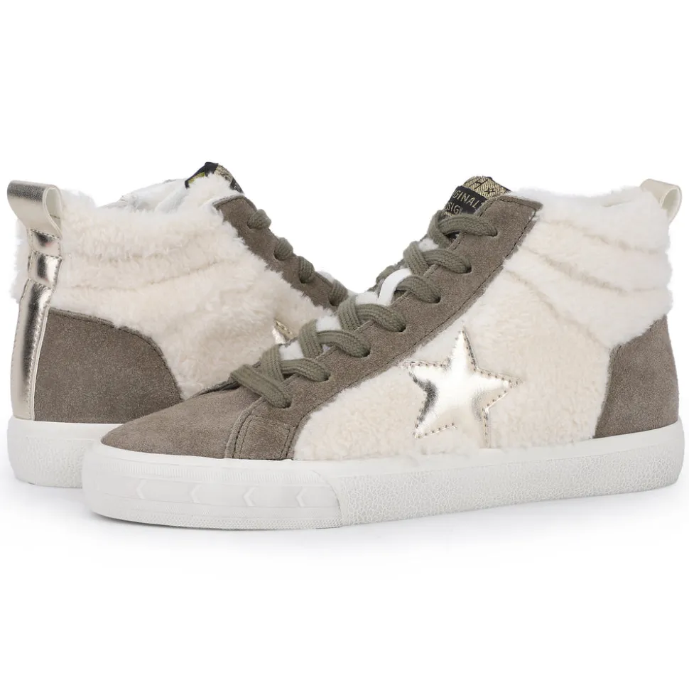 Store LESTER - OLIVE MULTI High Tops