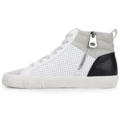 Cheap LESTER - WHITE PEBBLED MULTI High Tops