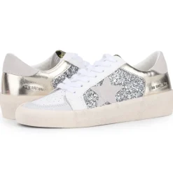 Cheap LIBBY - WHITE GOLD SILVER Low Tops