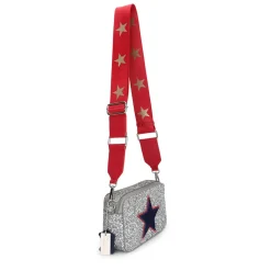 Cheap LINDA BAG- SILVER GLITTER MULTI Crossbody|Small Bag