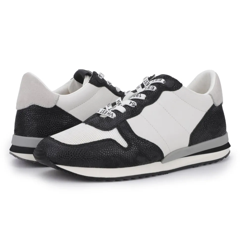 Hot MAL - BLACK WHITE MULTI Low Tops