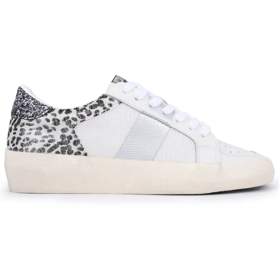 Cheap Maxine - White Cheetah Multi Low Tops