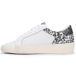 Cheap Maxine - White Cheetah Multi Low Tops
