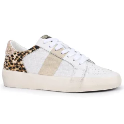 New Maxine - White Leopard Multi Low Tops