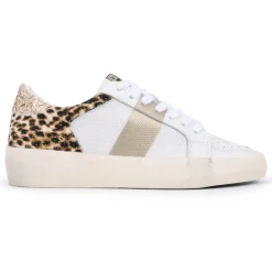 New Maxine - White Leopard Multi Low Tops