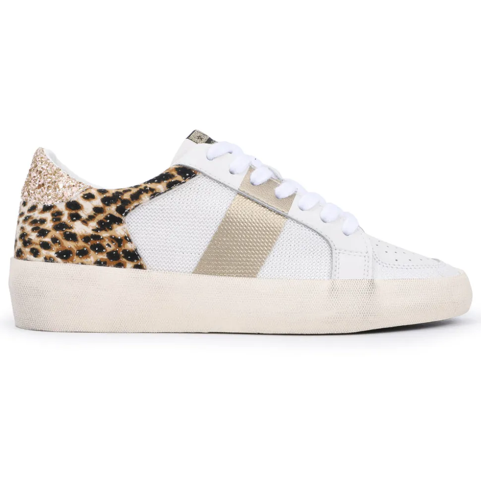 New Maxine - White Leopard Multi Low Tops