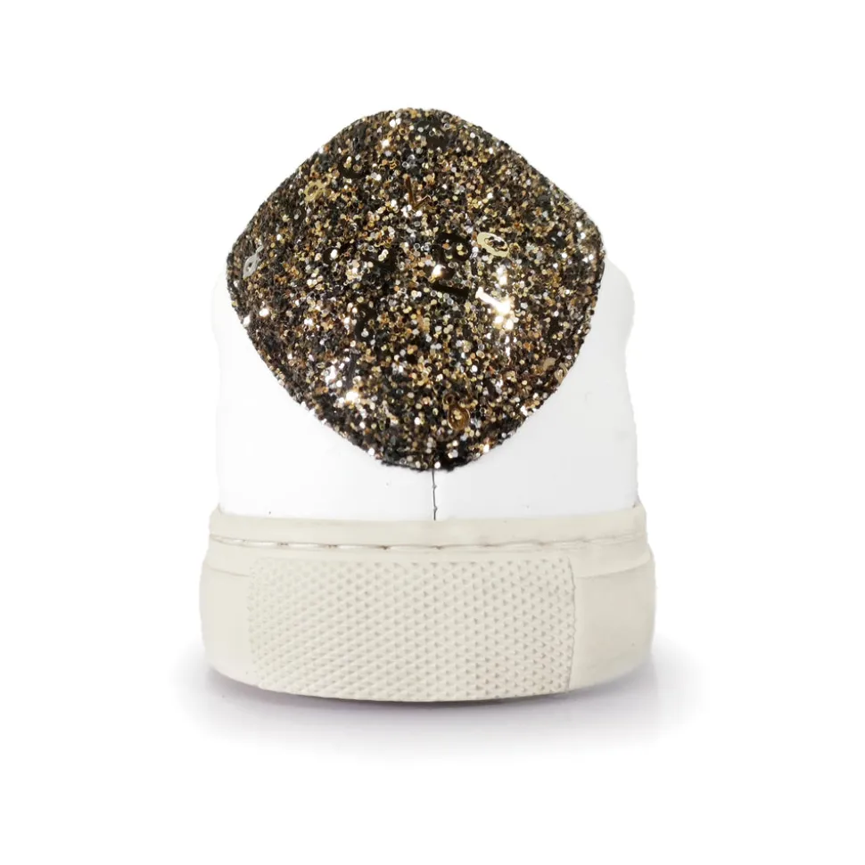 Store MELISSA - WHITE GOLD GLITTER Low Tops
