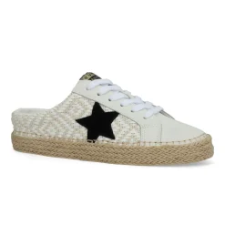 Flash Sale MELODY - WOVEN BLACK Low Tops|Slide Sneakers