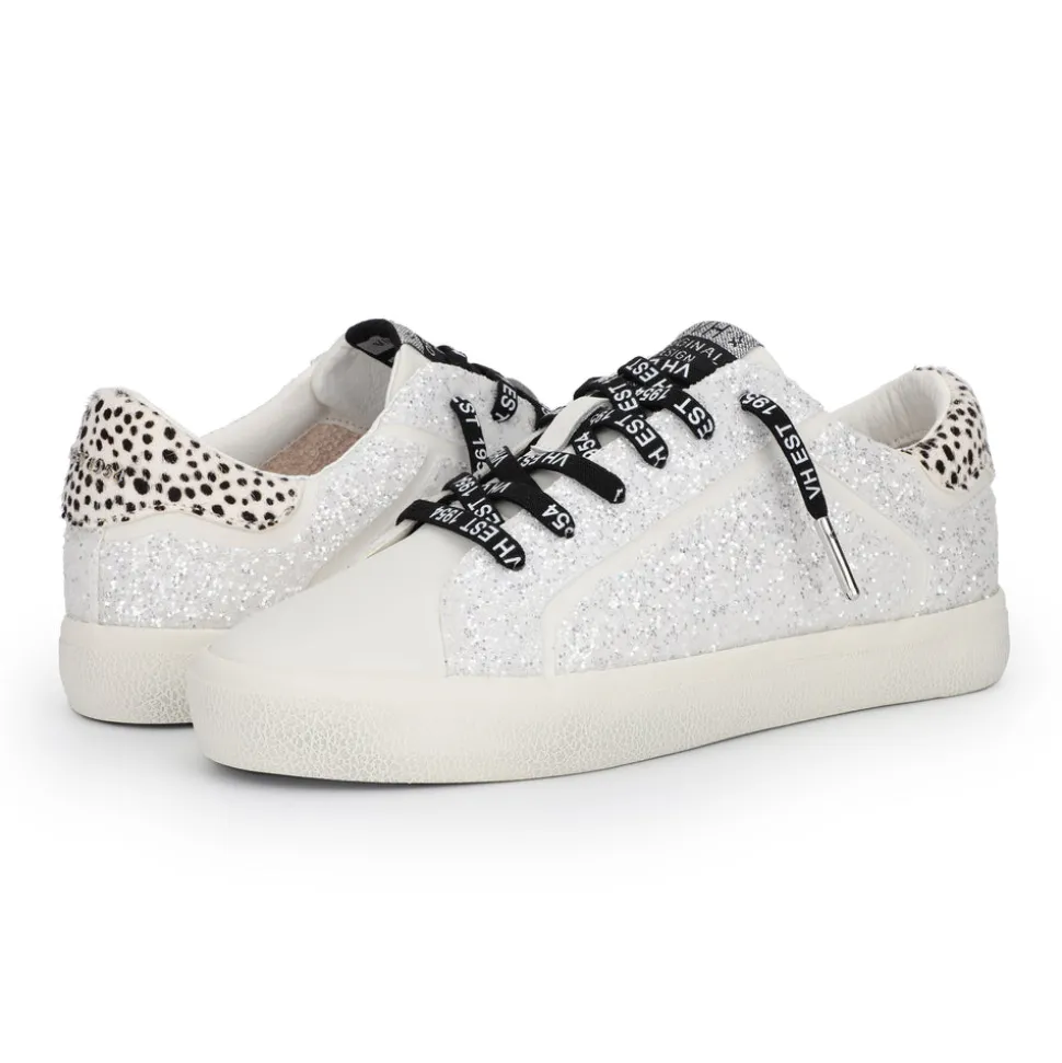 Cheap MIKEYLA - WHITE GLITTER Low Tops