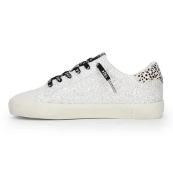 Cheap MIKEYLA - WHITE GLITTER Low Tops