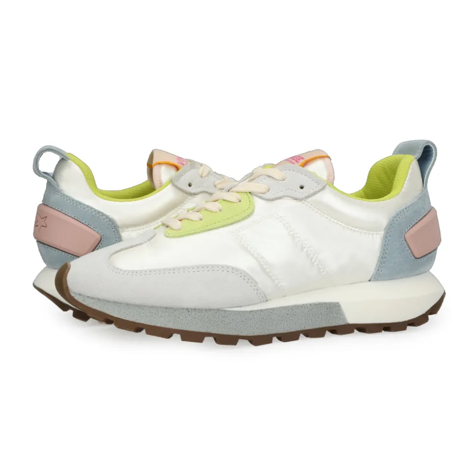 Discount MILES 2 - WHITE/YELLOW/PINK Low Tops