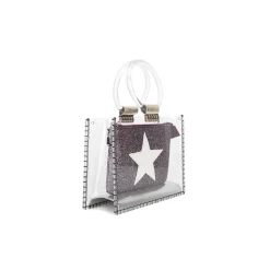 Best MINI MOLLY - GLITTER MULTI Clear Bags|Small Bag