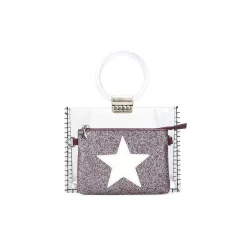 Best MINI MOLLY - GLITTER MULTI Clear Bags|Small Bag