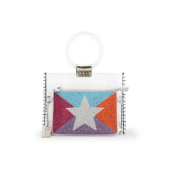 Online MINI MOLLY - MULTI GLITTER MIX Clear Bags|Small Bag