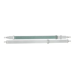 New MINI MOLLY - SCARF WHITE GREEN Clear Bags|Small Bag