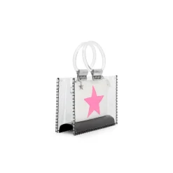 Best Sale MINI MOLLY - WHITE PINK Clear Bags|Small Bag