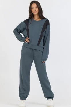 Online Mountain Grey Cloud Fleece Jogger Joggers