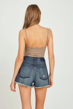 Online Mushroom Double Twist Front Top All Tops|Tanks