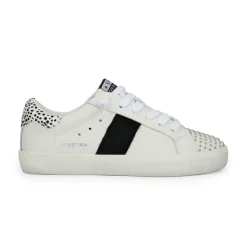 Sale RAELYN - WHITE BLACK STUDS Low Tops