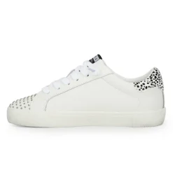 Sale RAELYN - WHITE BLACK STUDS Low Tops
