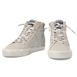 Hot RAY - SILVER GLITTER High Tops