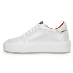 Fashion REAM 10 - WHITE/SILVER/RED Low Tops