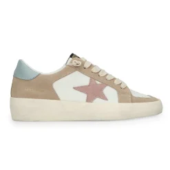 Best REFLEX 31 - TAUPE/PINK/BLUE Low Tops