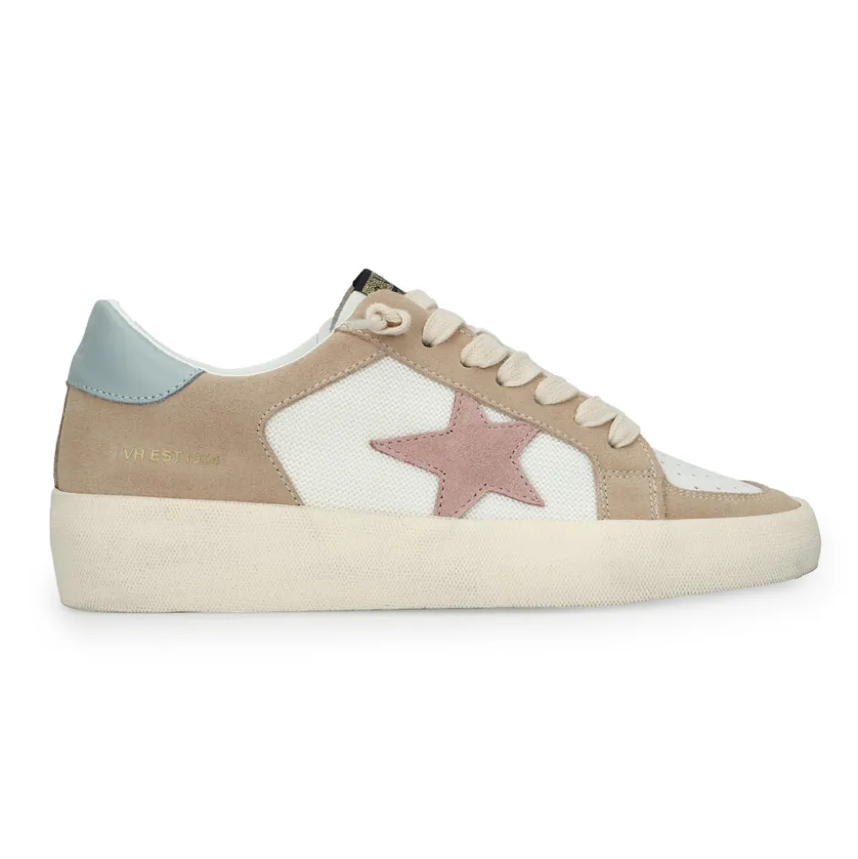 Best REFLEX 31 - TAUPE/PINK/BLUE Low Tops