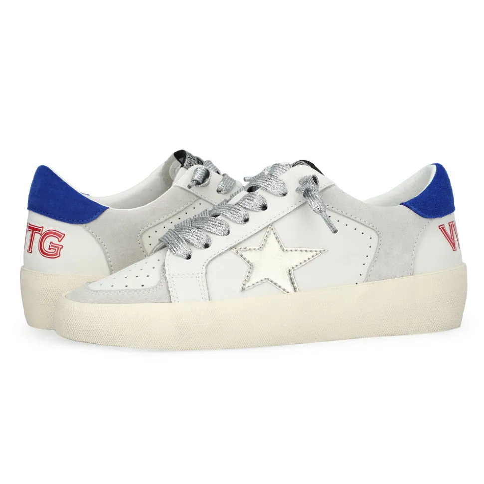 Hot REFLEX 28 - WASHED GOLD/BLUE/RED Low Tops