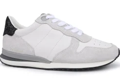 Cheap Regina - White Grey Low Tops
