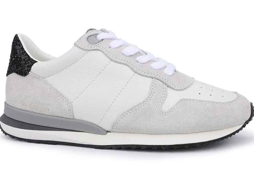 Cheap Regina - White Grey Low Tops