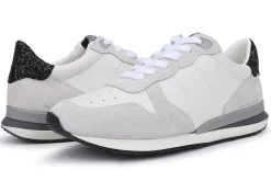 Cheap Regina - White Grey Low Tops