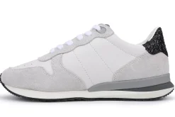 Cheap Regina - White Grey Low Tops