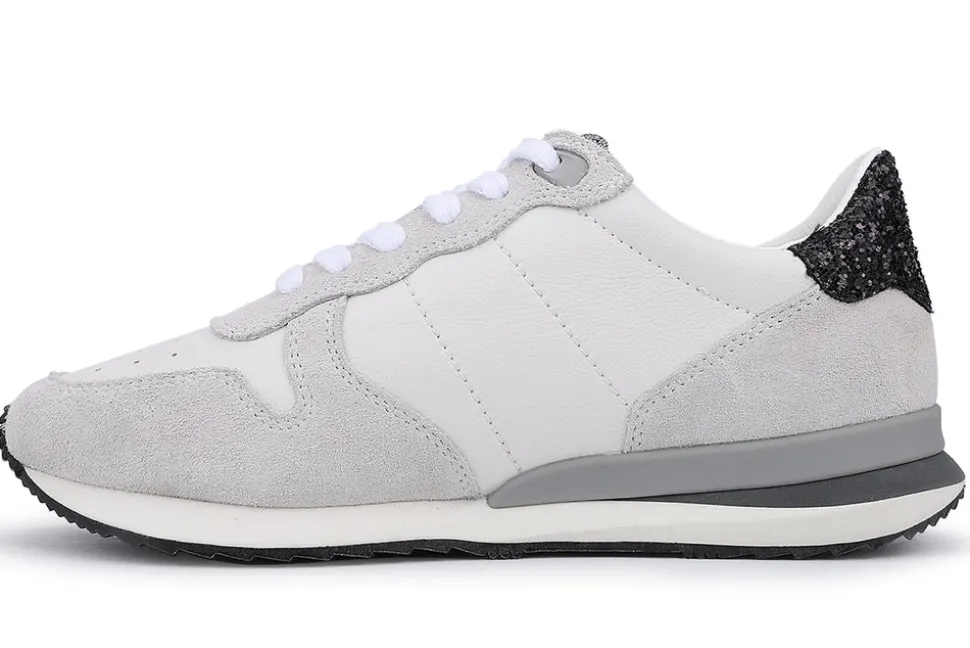 Cheap Regina - White Grey Low Tops