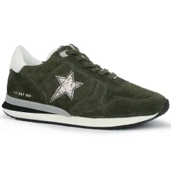 Cheap Rock - Olive Multi Mix Low Tops