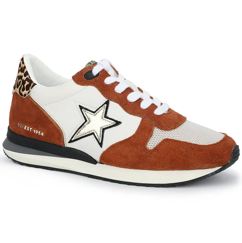 New ROCK - WHITE CHESTNUT LEOPARD Low Tops