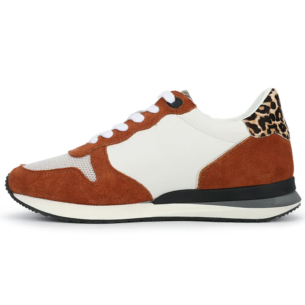 New ROCK - WHITE CHESTNUT LEOPARD Low Tops