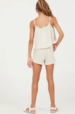 Flash Sale Sand Stone Washed Texture Shorts Kids Kids Bottoms