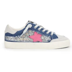 Hot SELENE - DENIM SPARKLE MULTI Low Tops