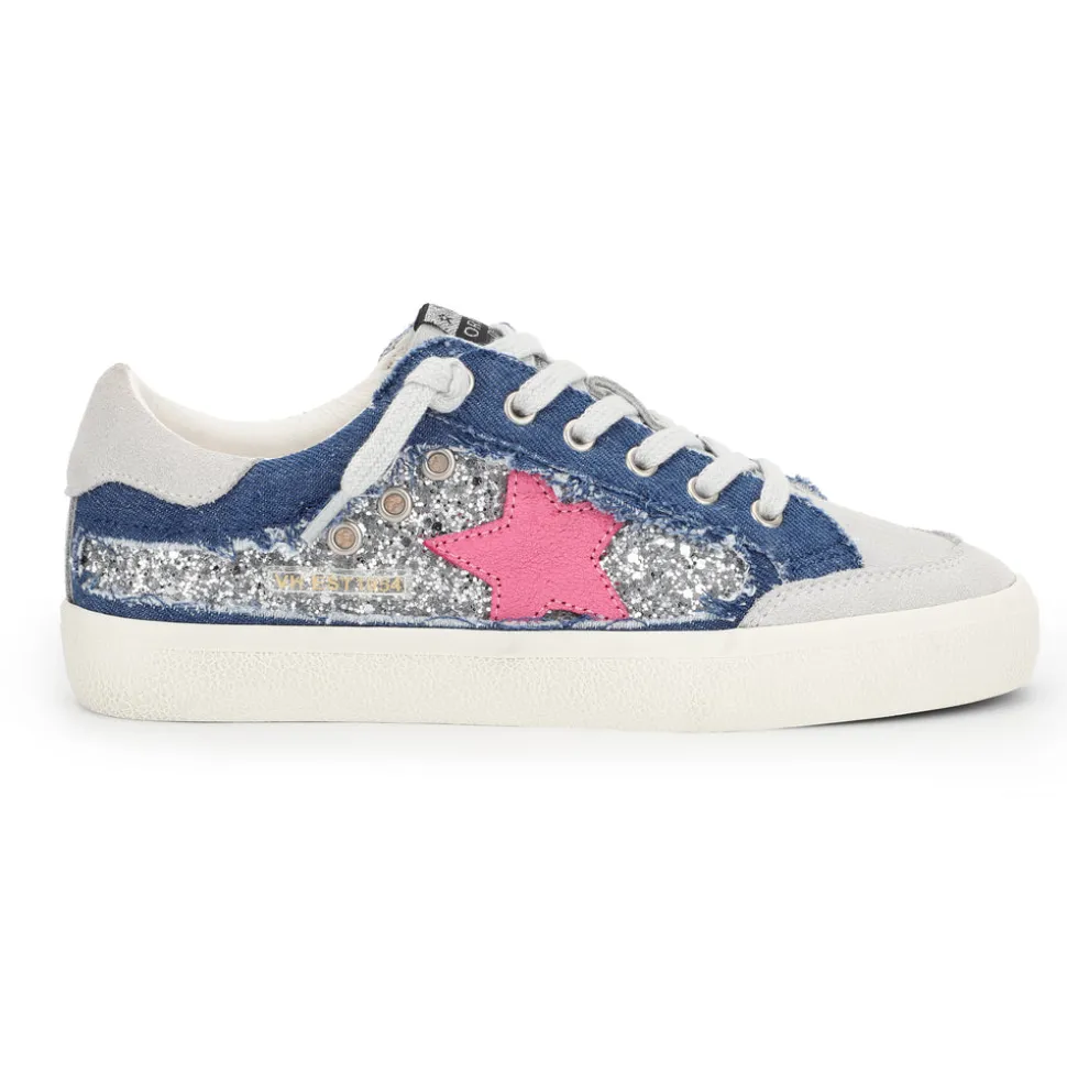 Hot SELENE - DENIM SPARKLE MULTI Low Tops