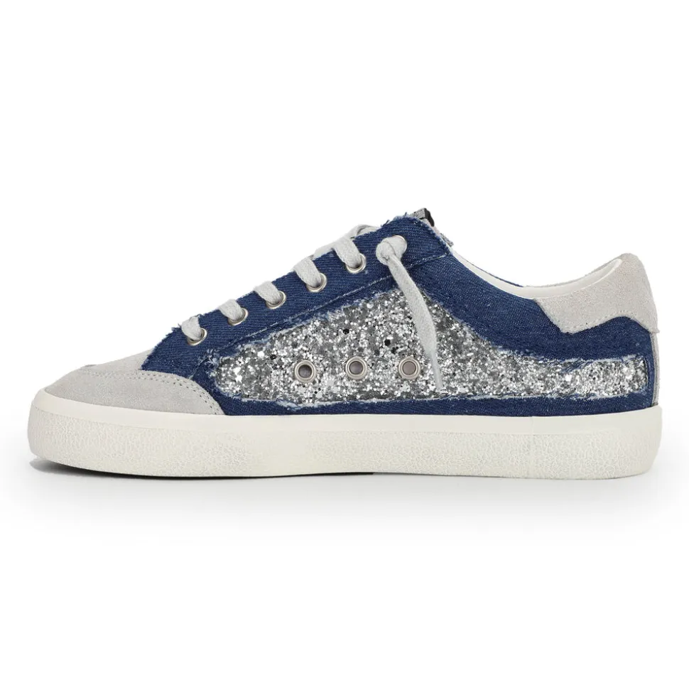 Hot SELENE - DENIM SPARKLE MULTI Low Tops
