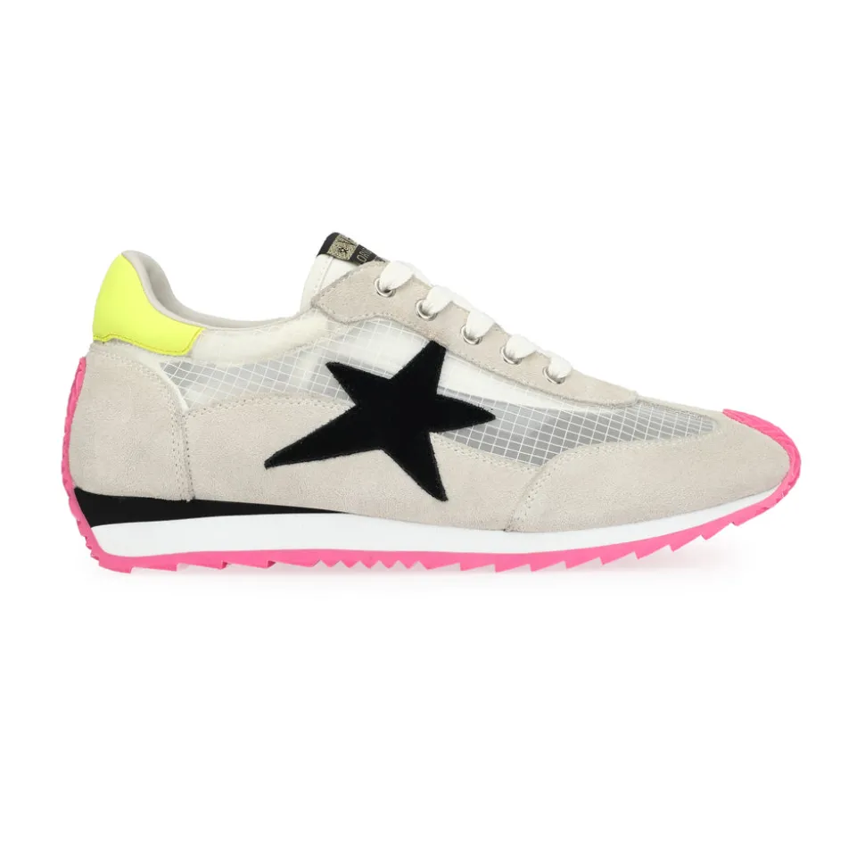 Store SHOOTER 12 - CLEAR MESH/NEON YELLOW Low Tops