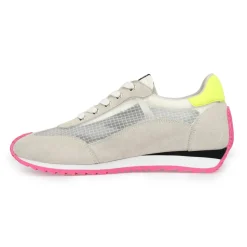 Store SHOOTER 12 - CLEAR MESH/NEON YELLOW Low Tops