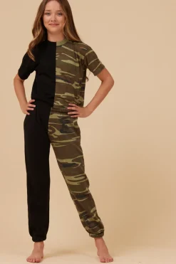 Fashion SIDE BY SIDE CAMO JOGGER Kids Kids Bottoms