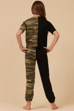 Clearance SIDE BY SIDE CAMO TEE Kids Kids Tops