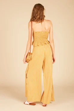 Outlet Smocked Button Tube Top All Tops