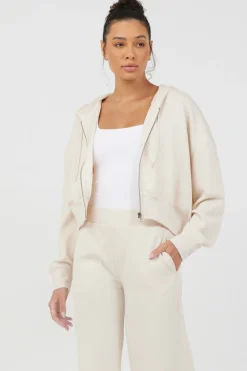 Best South Beach Sand Cloud Fleece Zip Up All Tops|Hoodies